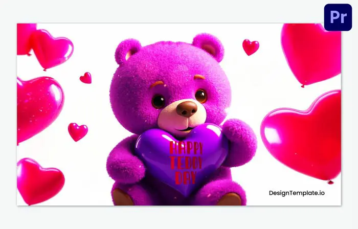 Unique Teddy Day Wishes 3D Slideshow